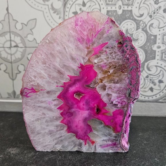 Pink Agate Lamp - Picture 3 of 7
